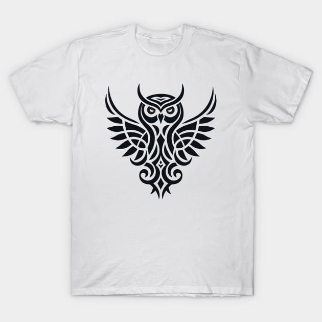 Spirit Owl : Clean Design of Owl T-Shirt by MC Digital Design